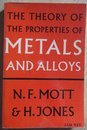 The Theory of the Properties of Metals and Alloys