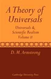 A Theory of Universals: Universals and Scientific Realism (Universals & Scientific Realism)