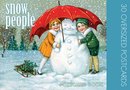 Snow People: 30 Oversized Postcards