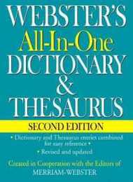 Webster's All-In-One Dictionary & Thesaurus