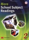More School Subject Readings 2 Student Book with Audio CD