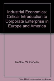 Industrial Economics: A Critical Introduction to Corporate Enterprise in Europe and America