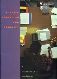 Further Education and Equality: A Manager's Manual