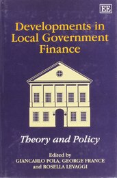 Developments in Local Government Finance: Theory and Policy