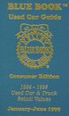 Kelley Blue Book 1999: Used Car Guide Consumer Edition 1984-1998 Models (Kelley Blue Book Used Car Guide: Consumer Edition)