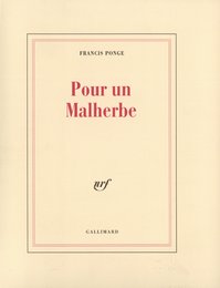 Pour un malherbe