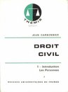 Droit civil 1: Introduction des personnes