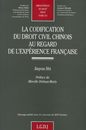 La codification du droit civil chinois au regard de l'experience francaise