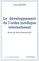 Le developpement de l'ordre juridique international