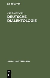 Deutsche Dialektologie. (Sammlung Gaschen) (Sammlung Goschen 2205)