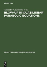 Blow-Up in Quasilinear Parabolic Equations (Degruyter Expositions in Mathematics)