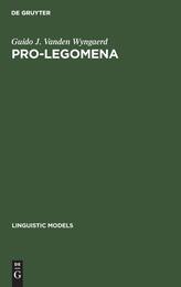 Pro-Legomena: Distribution and Reference of Infinitival Subjects (Linguistic Models 19)