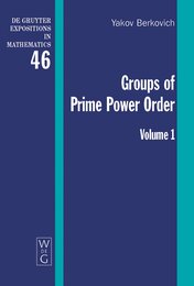 Groups of Prime Power Order (1) (de Gruyter Expositions in Mathematics)