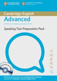 Speaking Test Preparation Pack for CAE. Paperback with DVD