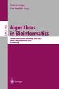 Algorithms in Bioinformatics: Second International Workshop WABI 2002 Rome Italy September 17-21 2002 Proceedings (Lecture Notes in Computer Science 2452)