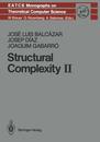 Structural Complexity II (Monographs in Theoretical Computer Science. An EATCS Series)