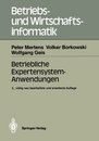Betriebliche Expertensystem-Anwendungen (Betriebs- und Wirtschaftsinformatik)