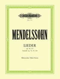 Lieder (Auswahl): fuer Maennerchor / Chorpartitur