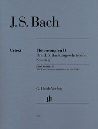 Henle G. Verlag Floetensonaten Band II (Drei J. S. Bach zugeschriebene Sonaten) 白