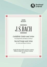 Geistliche Lieder und Arien Hohe Stimme Gesang und Klavier