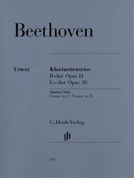 Klarinettentrios B-dur op. 11 und Es-dur op. 38 fuer Klavier Klarinette (oder Violine) und Violoncello