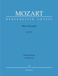 Don Giovanni KV 527. Dramma giocoso in due atti. Klavierauszug - Vocal Score