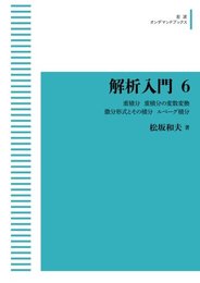 解析入門〈6〉 重積分/重積分の変数変換/微分形式とその積分/ルベーグ積分 (岩波オンデマンドブックス)