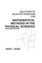 Mathematical Methods in the Physical Sciences