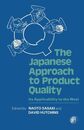 The Japanese Approach To Product Quality: Its Applicability to the West