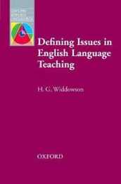 Defining Issues in English Language Teaching (Oxford Applied Linguistics)