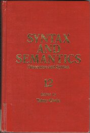 Syntax and Semantics: Discourse and Syntax