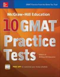 Mcgraw-hill Education 10 Gmat Practice Tests