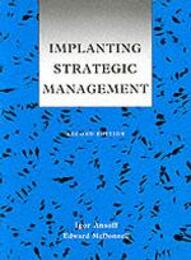 Implanting Strategic Management