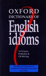 Oxford Dictionary of English Idioms: Paperback