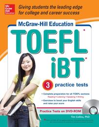 McGraw-Hill Education TOEFL iBT with 3 Practice Tests and DVD-ROM