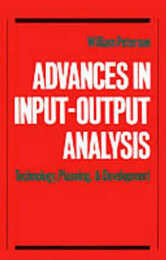Advances in Input-Output Analysis: Technology Planning and Development