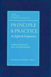 Principle and Practice in Applied Linguistics