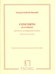 HAENDEL - Concierto en Si menor para Viola y Piano (Casadesus)