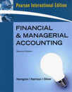 Financial and Managerial Accounting Chapters 1-23 Complete Book: International Edition