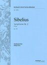 シベリウス: 交響曲 第2番 ニ長調 Op.43/ブライトコップ & ヘルテル社/小型スコア