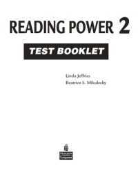 Reading Power (4E) Test Booklet (Reading Power Series)