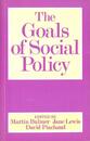 The Goals of Social Policy