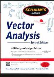 Schaum's Outline of Vector Analysis 2ed