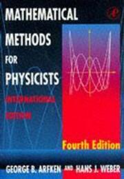 Mathematical Methods for Physics International Edition Fourth Edition