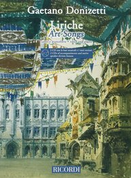 Partitions classique RICORDI DONIZETTI G. - LIRICHE - ART SONGS + 2CD - CHANT ET PIANO Voix solo piano