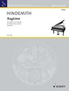 SCHOTT HINDEMITH - RAGTIME (GOEBELS) Partition classique Piano - instrument a clavier Piano