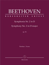 Ludwig Van Beethoven: Symphony No.2 In D Op.36 (Full Score). For オーケストラ