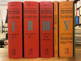Thesaurus Linguarum Orientalium: Turcicae-Arabicae-Persicae. (Lexicon: Turrcico-Arabico-Persicum). 6 Vols.
