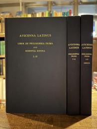 Avicenna Latinus, Liber de Philisophia Prima Sive Scienta Divina. I-X, Lexiques. 3 Vols.