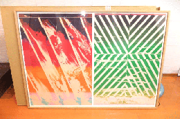 真作 加納光於 肉筆サイン 限35 大型リトグラフ作品 1986年